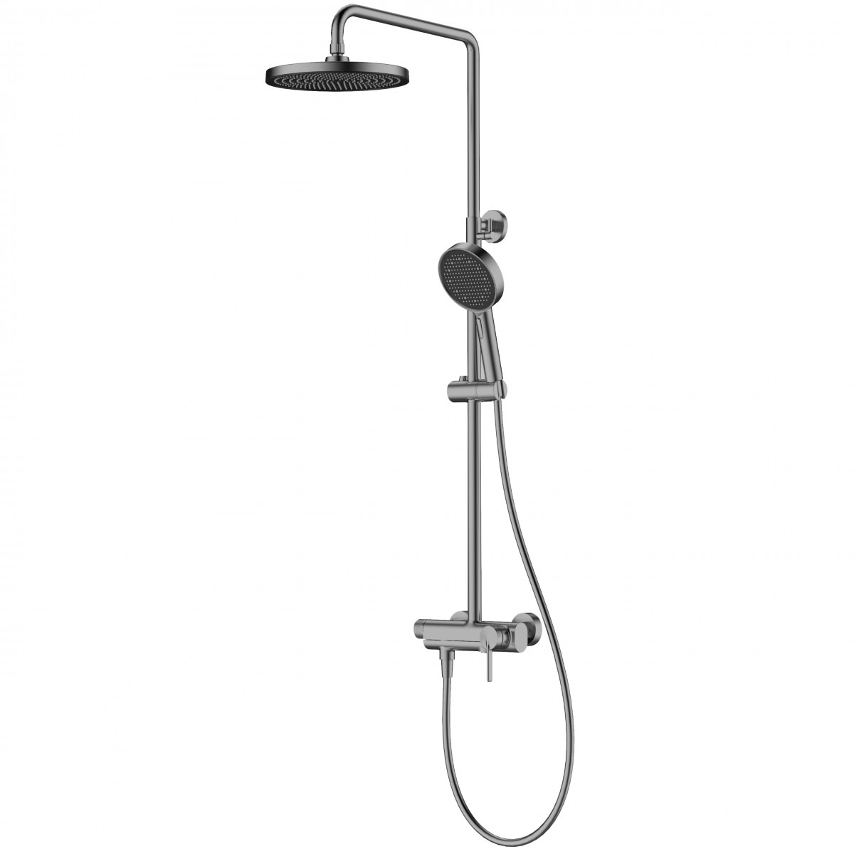 Душевая стойка Vincea TG VSFS-5TG1GM (вороненая сталь)