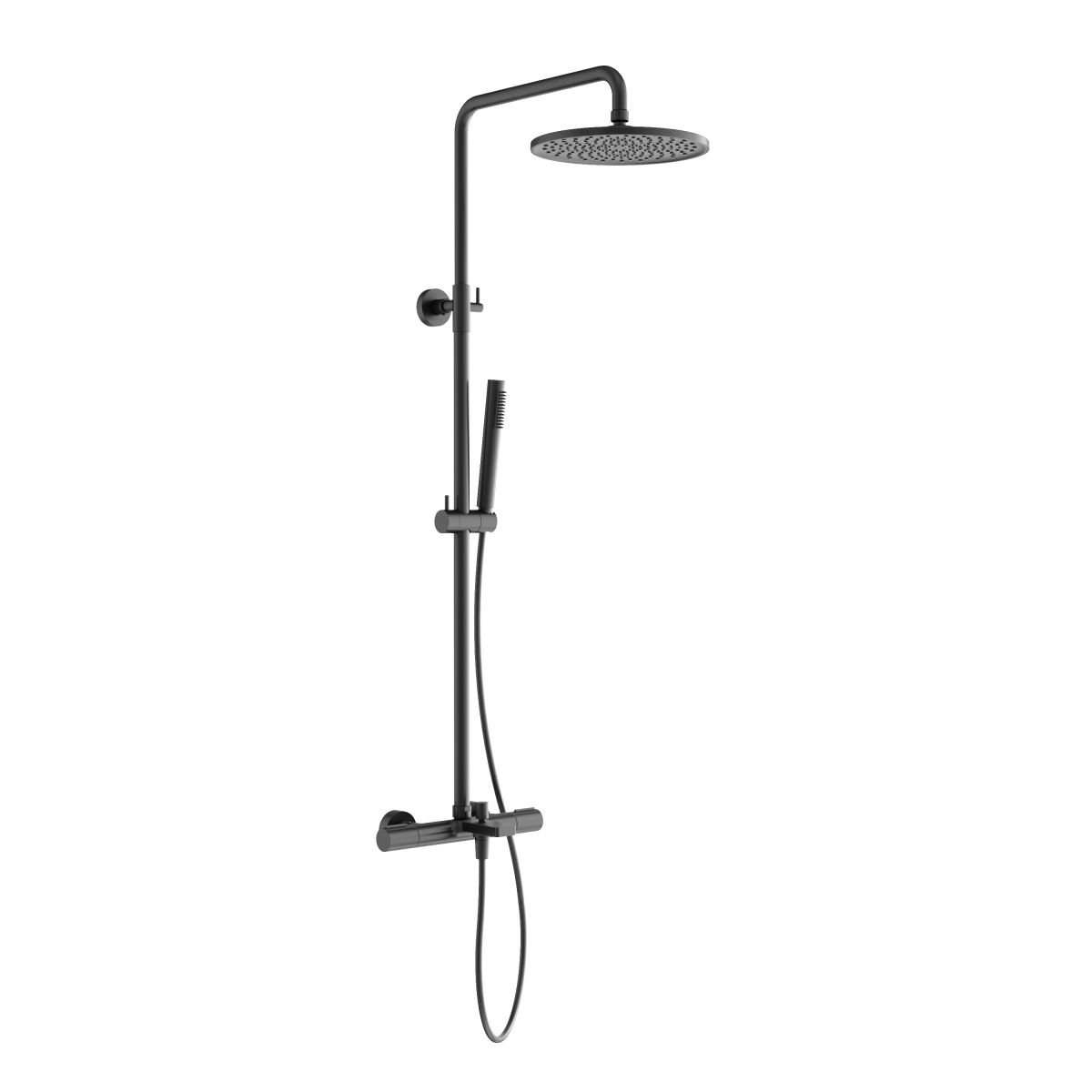 Душевая система Sancos Etna SC9008GG (вороненая сталь) с термостатом