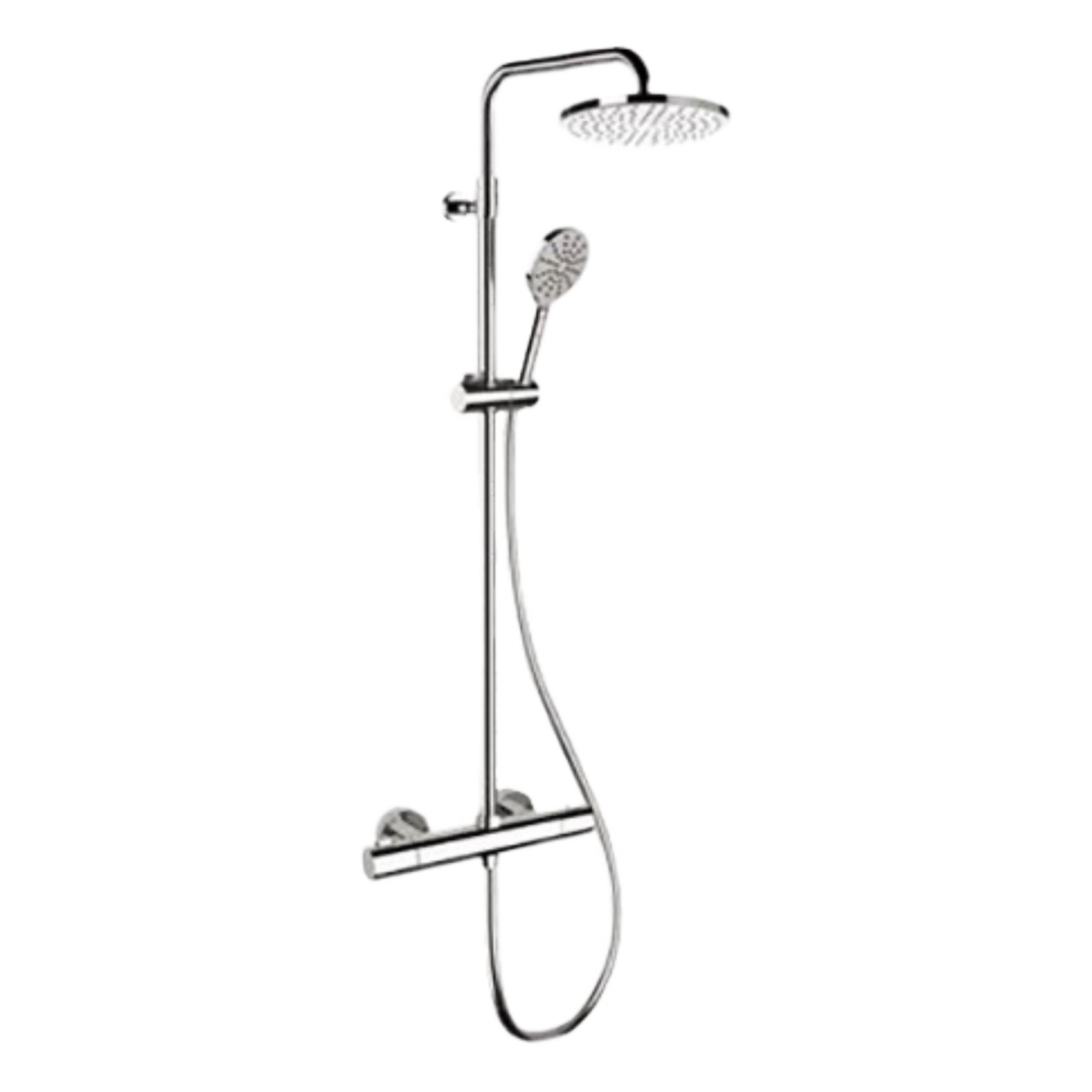 Душевая система Remer Elegance EQ32A8MPMD30 (хром) с термостатом