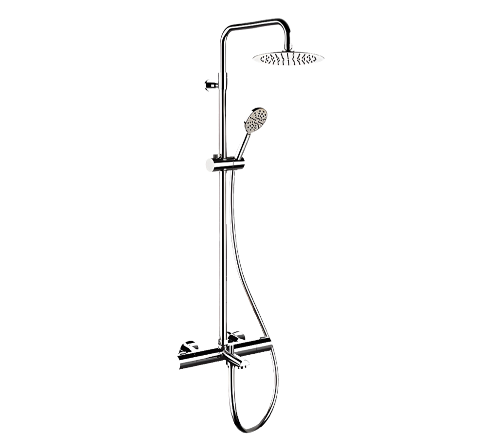 Душевая система Remer Elegance EQ34A8MPUFM25G (хром) с термостатом