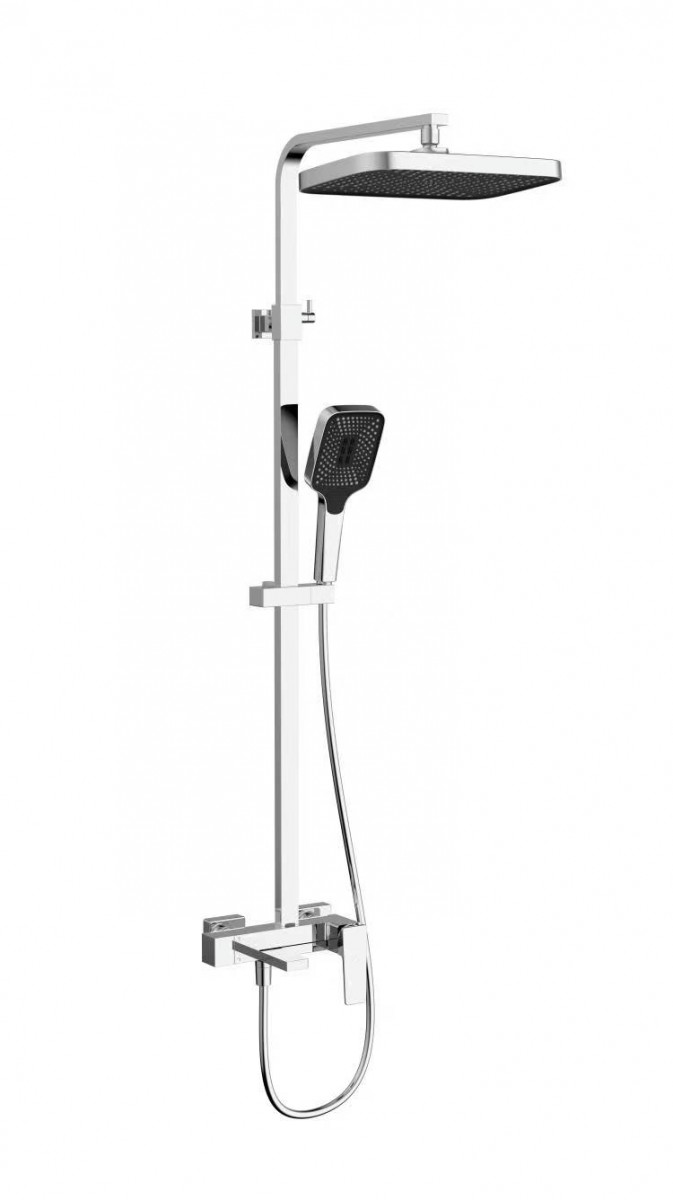 Душевая стойка Vincea Cube VSFS-4C12CH (хром)