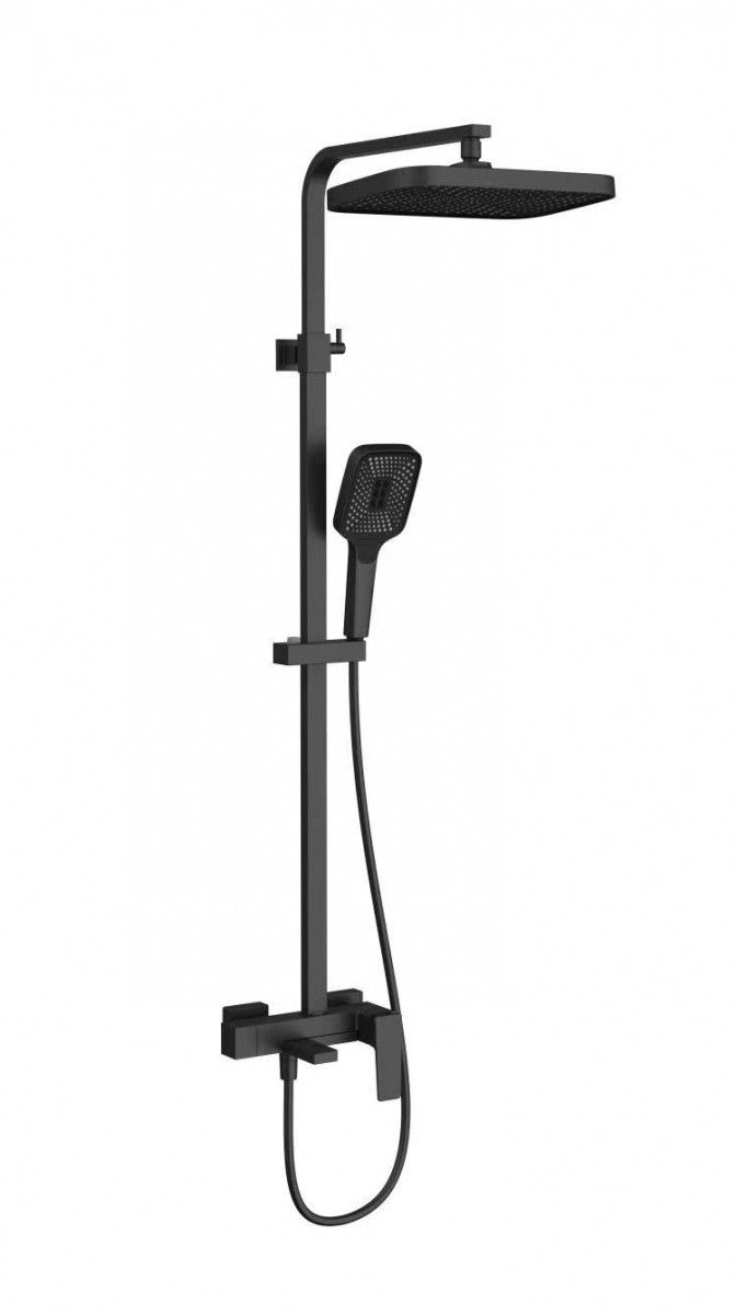 Душевая стойка Vincea Cube VSFS-4C12MB (черный)