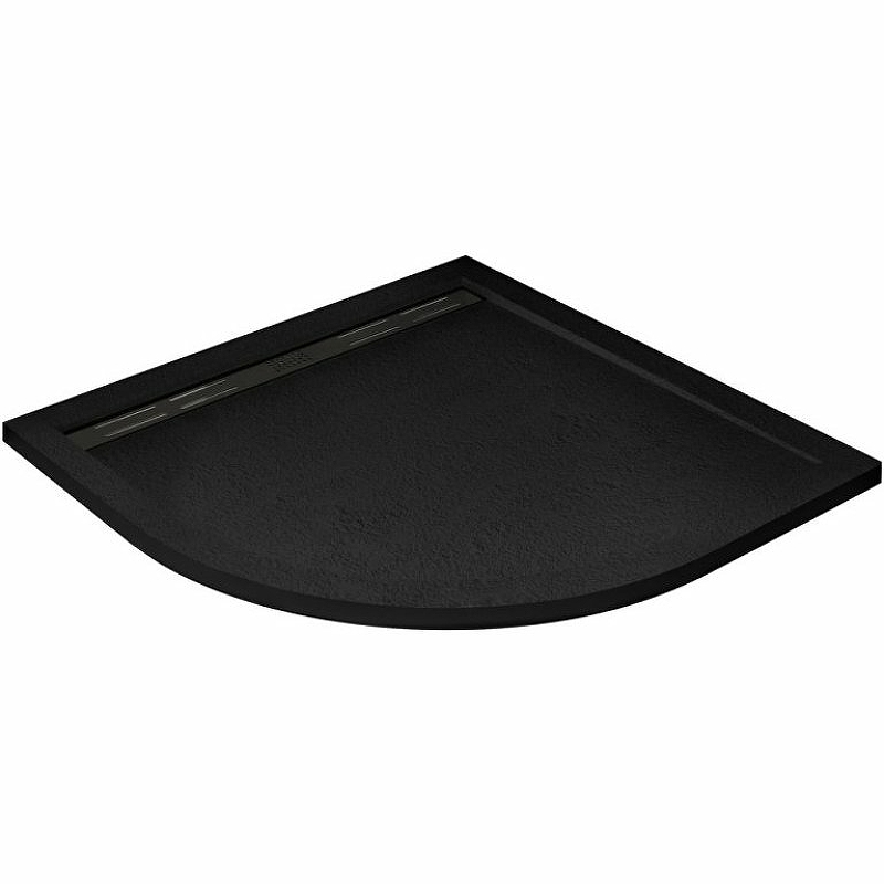 Душевой поддон Cezares TRAY-AS-R-90-30-NERO 900*900 мм (чёрный матовый)