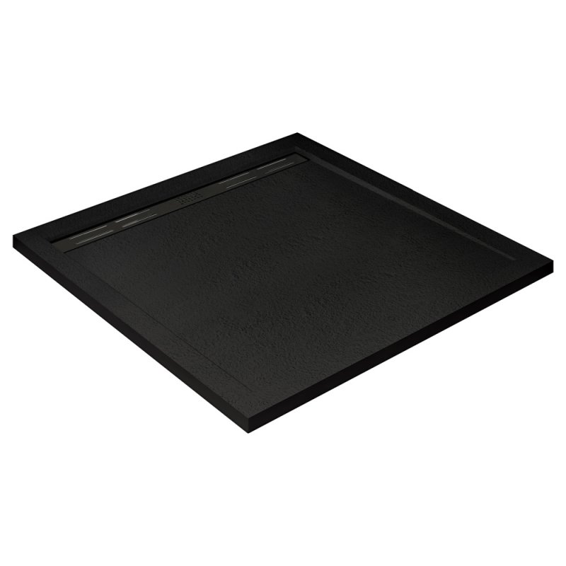 Душевой поддон Cezares TRAY-AS-A-100-30-NERO 900*900 мм (чёрный матовый)