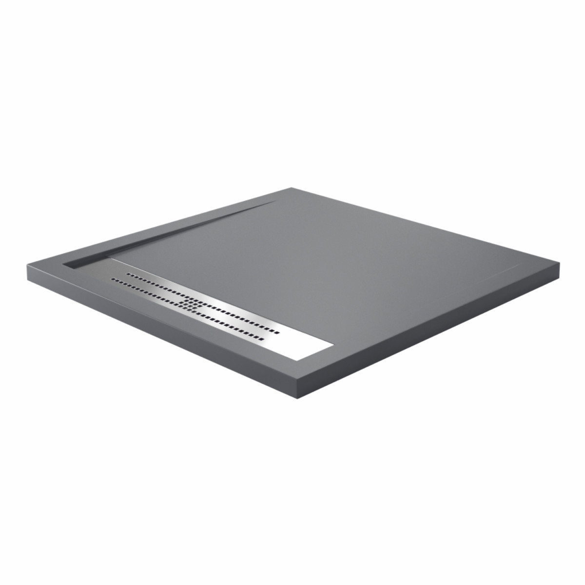 Душевой поддон WasserKRAFT Wiese 84T03 900*900 мм (серый матовый)