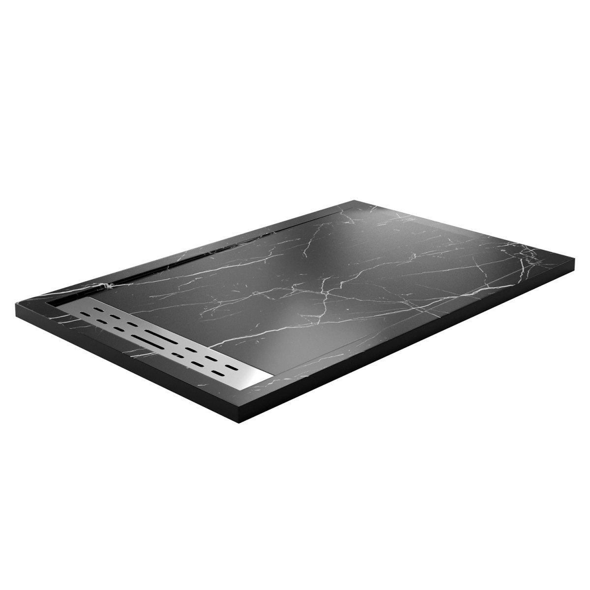 Душевой поддон WasserKRAFT Neime 19T36 1400*900 мм (чёрный мрамор)