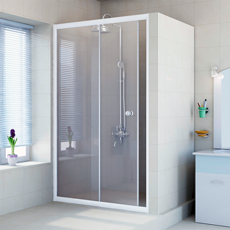 Душевая дверь Radomir Вита 1-63-1-0-0-1090 1300*2000 мм (белый/прозрачное)