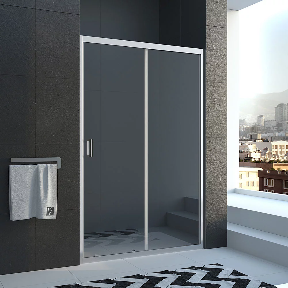 Душевая дверь Veconi VN-40 VN40-150-01-C1 1500*1850 мм (хром/прозрачное)
