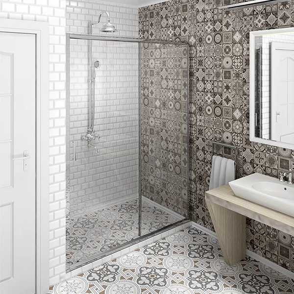 Душевая дверь Radomir Вита 1-63-2-0-0-1110 1500*2000 мм (хром матовый/прозрачное)