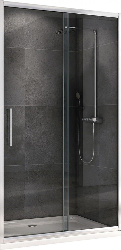 Душевая дверь Abber Schwarzer Diamant AG30170H 1700*1950 мм (хром/прозрачное)