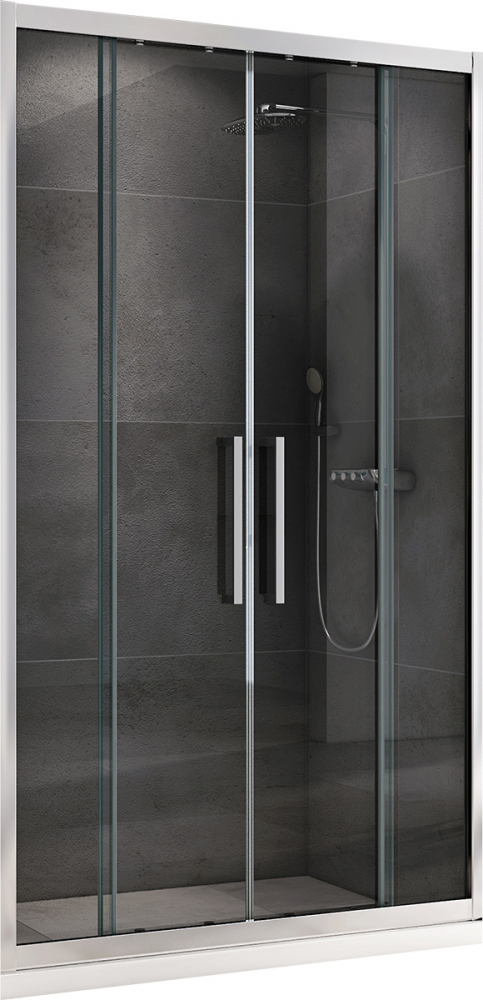 Душевая дверь Abber Schwarzer Diamant AG33180H 1800*1950 мм (хром/прозрачное)