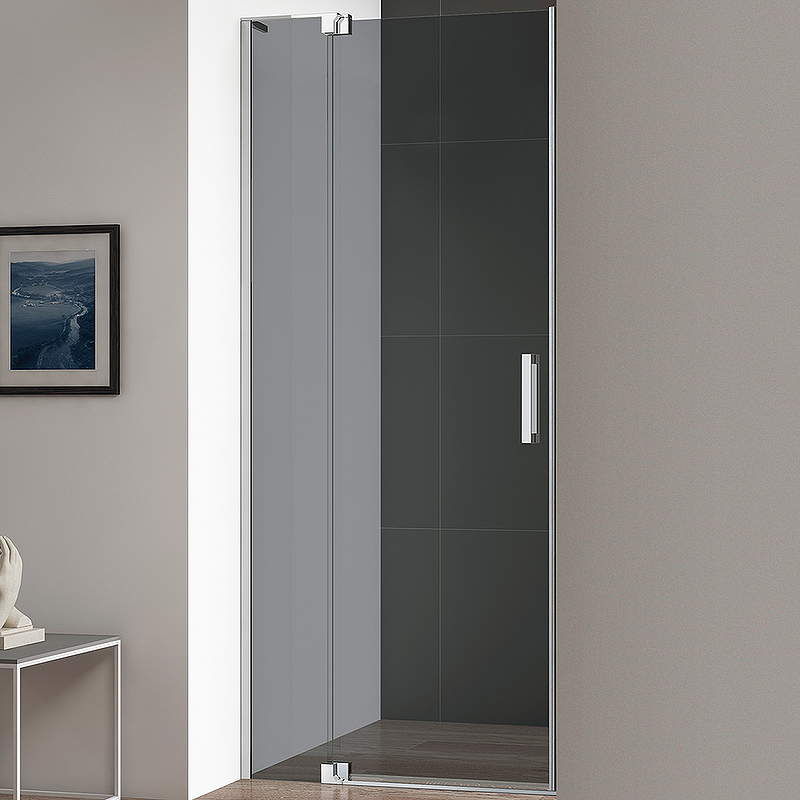Душевая дверь Cezares SLIDER-B-1-80/90-GRIGIO-Cr 800/900*1950 мм (хром/тонированное)