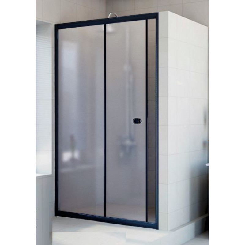 Душевая дверь Radomir Вита 1-63-6-0-0-1121 1600*2000 мм (чёрный матовый/матовое)