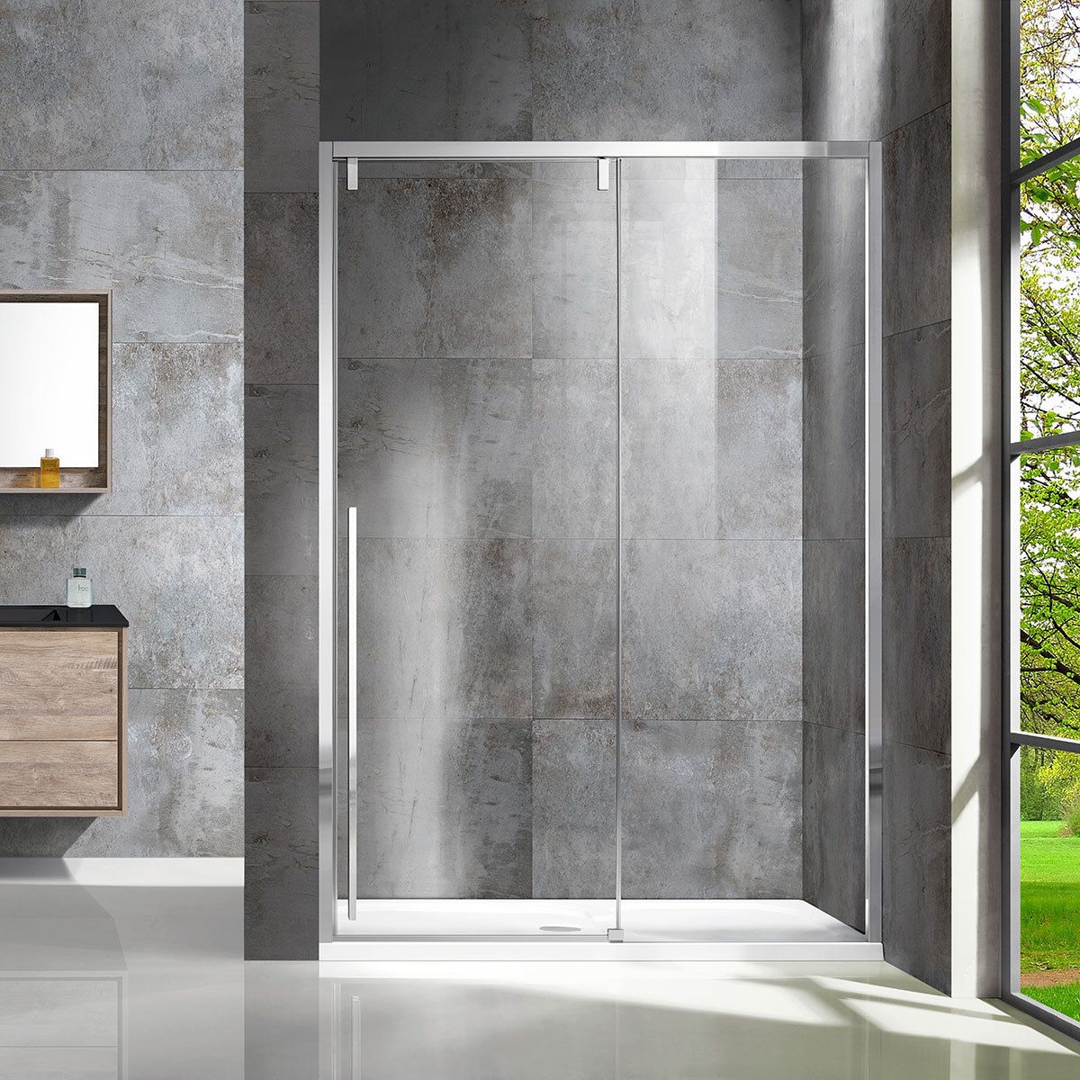 Душевая дверь Vincea Lugano VDS-1L120CL-1 1200*1950 мм (хром/прозрачное)