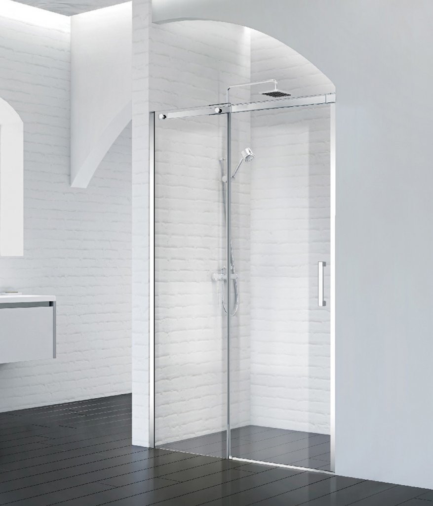 Душевая дверь BelBagno ACQUA-BF-1-100-C-Cr 1000*1950 мм (хром/прозрачное)