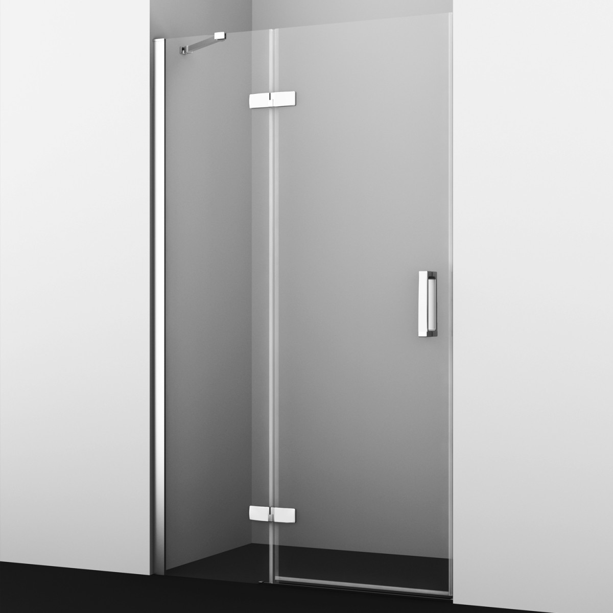 Душевая дверь WasserKRAFT Aller 10H05LWHITE 1200*2000 мм (хром/прозрачное)