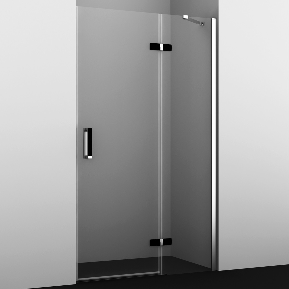 Душевая дверь WasserKRAFT Aller 10H05RBLACK 1200*2000 мм (хром/прозрачное)
