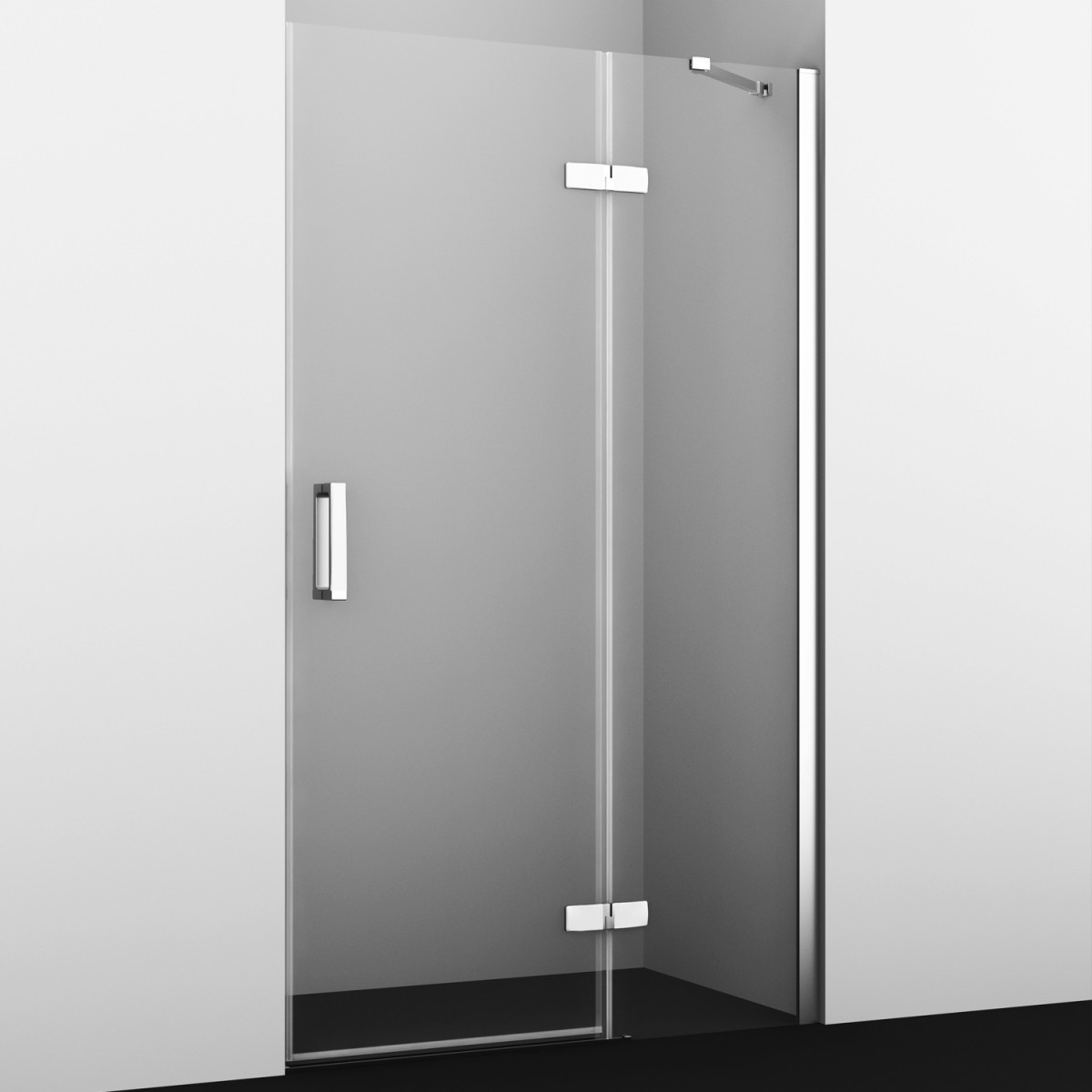 Душевая дверь WasserKRAFT Aller 10H05RWHITE 1200*2000 мм (хром/прозрачное)