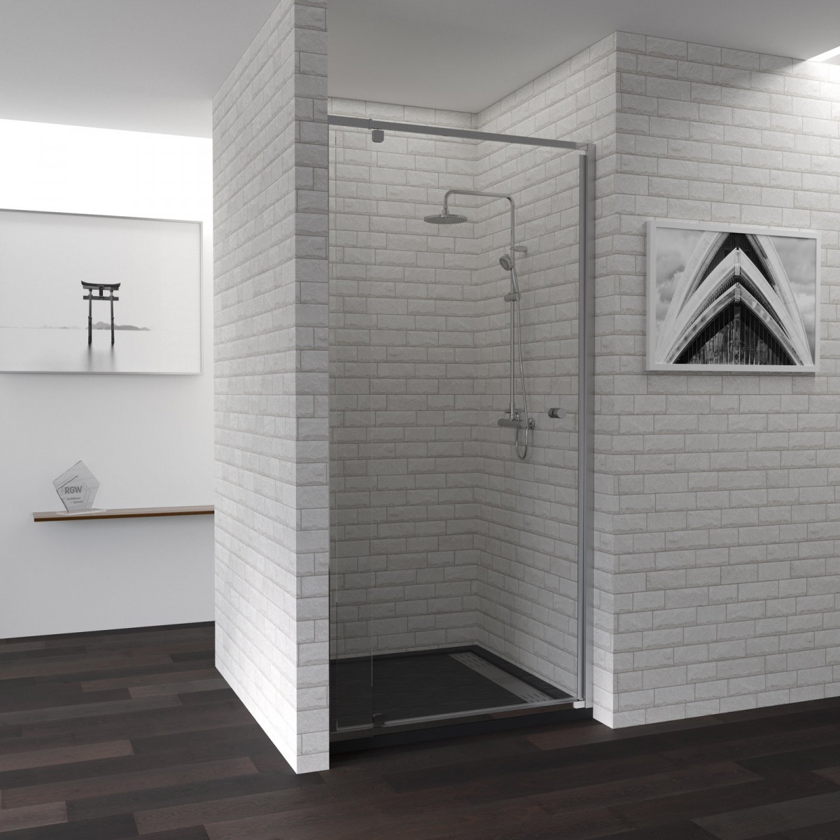Душевая дверь RGW Passage PA-03 800*1850 мм (хром/прозрачное)