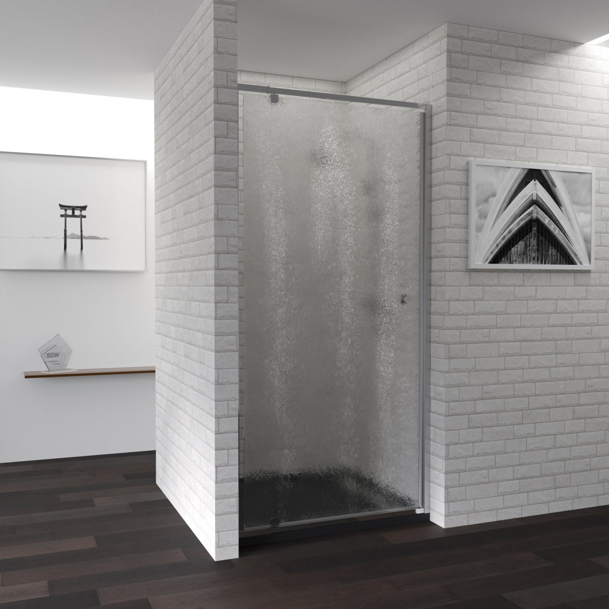 Душевая дверь RGW Passage PA-02 NEW 900*1850 мм (хром/шиншилла)