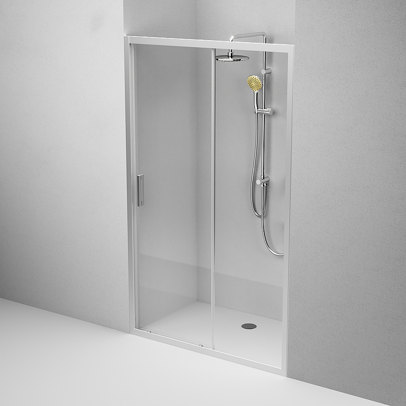 Душевая дверь AM.PM Gem Solo W90G-120-1-195MT 1200*1950 мм (хром матовый/прозрачное)