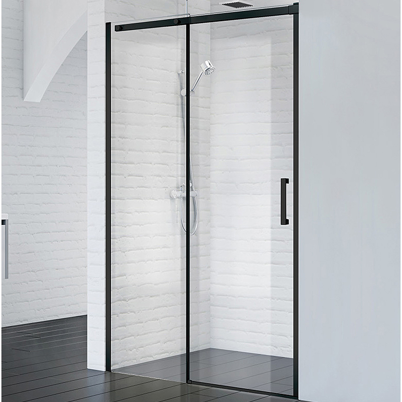 Душевая дверь BelBagno ACQUA-BF-1-150-C-NERO 1500*1950 мм (черный матовый/прозрачное)