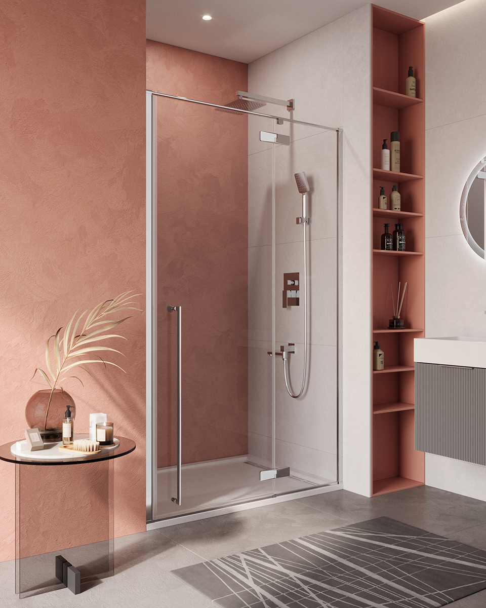 Душевая дверь Cezares LINER-B-12-120-C-Cr-R 1200*1950 мм (хром/прозрачное)