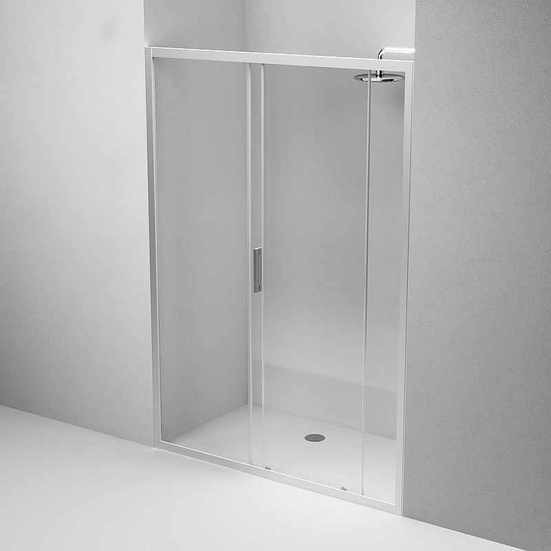 Душевая дверь AM.PM Gem Solo W90G-140-1-195MT 1400*1950 мм (хром матовый/прозрачное)