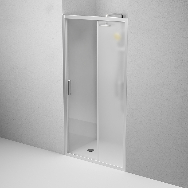 Душевая дверь AM.PM Gem Solo W90G-100-1-195MM 1000*1950 мм (хром матовый/матовое)