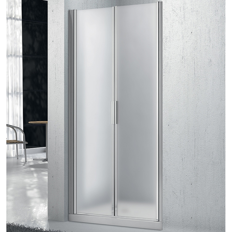 Душевая дверь BelBagno SELA-B-2-60-P-Cr 600*1900 мм (хром/рифленое)