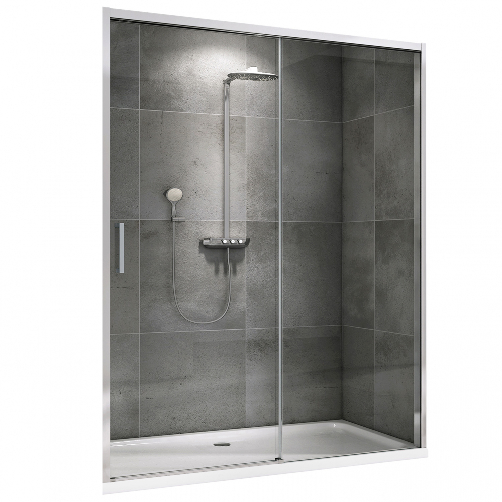 Душевая дверь Abber Komfort AG93120 1200*2000 мм (хром/прозрачное)