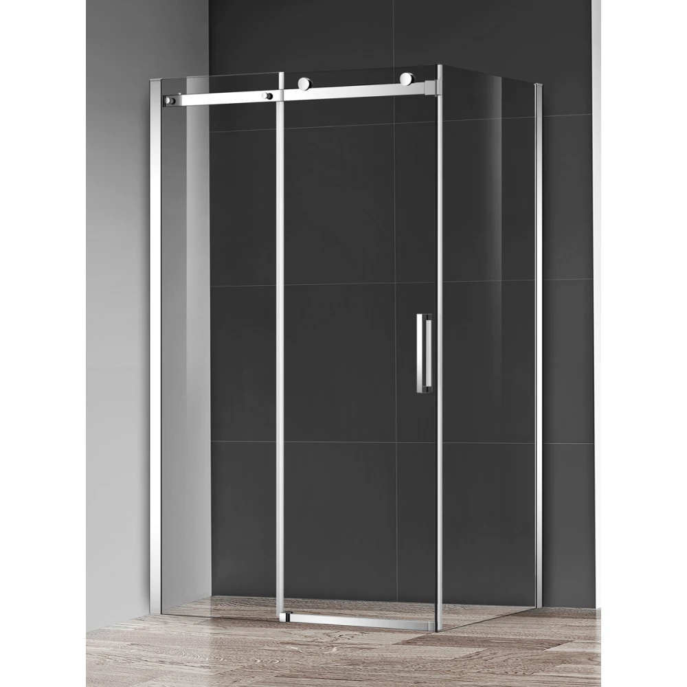 Душевая дверь AQUAme AQM4201F-12 1200*1950 мм (хром/прозрачное)