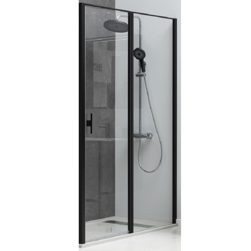 Душевая дверь Allen Brau Priority 3.31006.BBA 1000*2000 мм (черный/прозрачное)