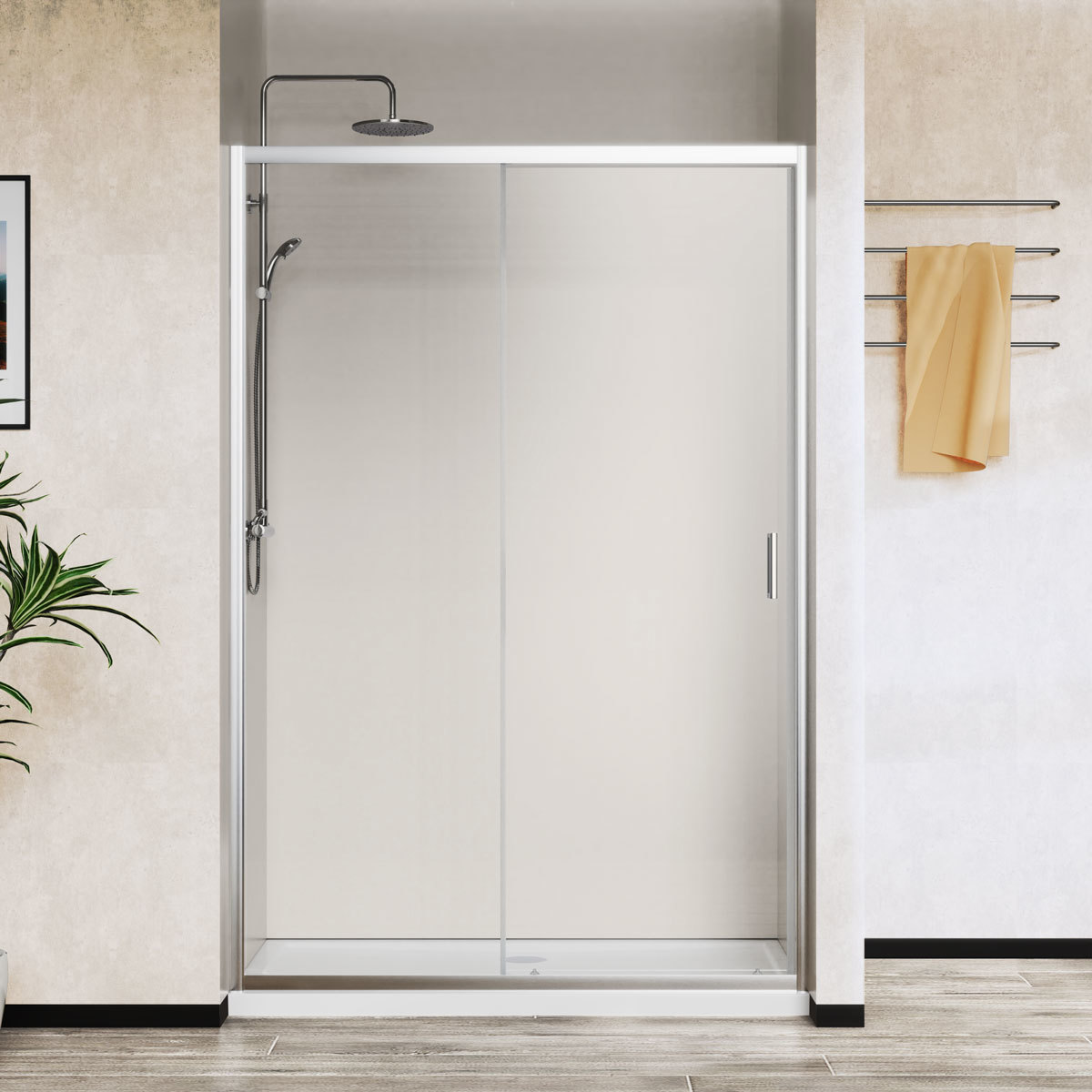 Душевая дверь Vincea City VDS-5CT110CL 1100*1950 мм (хром/прозрачное)