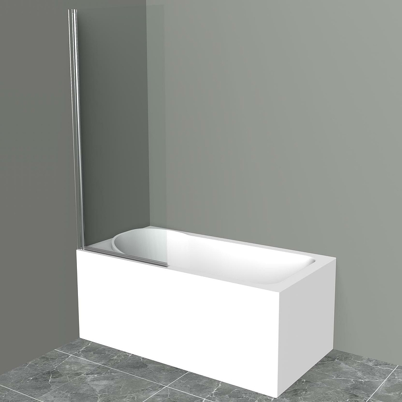 Шторка на ванну BelBagno UNO-V-1-70/150-C-Cr 700*1500 мм (хром/прозрачное)