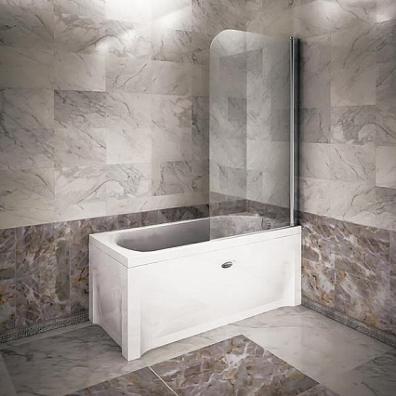 Шторка на ванну Radomir 1-10-0-1-0-100 1400*750 мм (хром/прозрачное) R