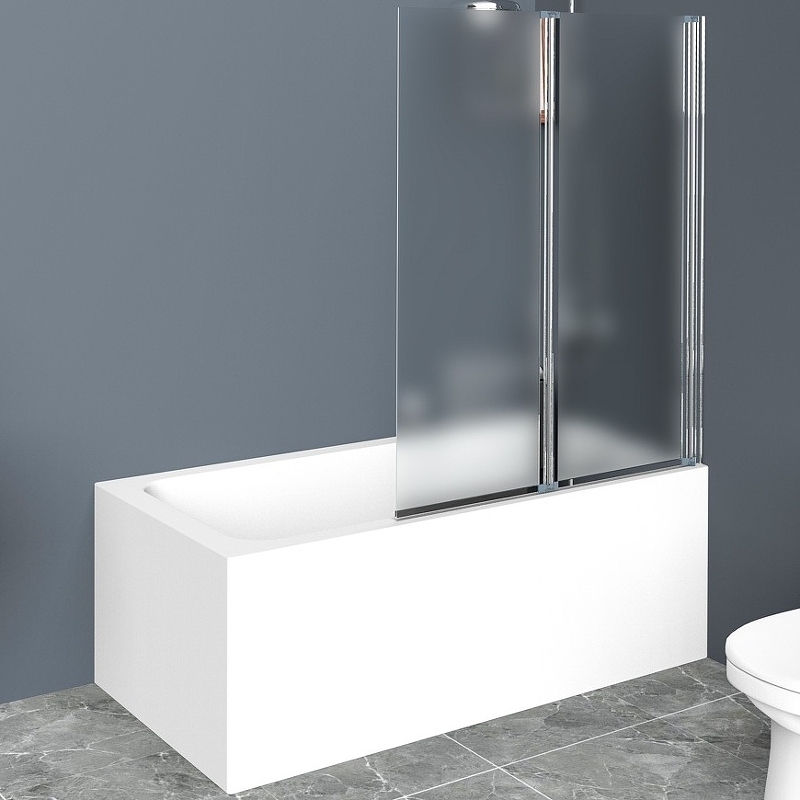 Шторка на ванну BelBagno UNO-V-2-100/150-P-Cr-R 1000*1500 мм (хром/рифленое)