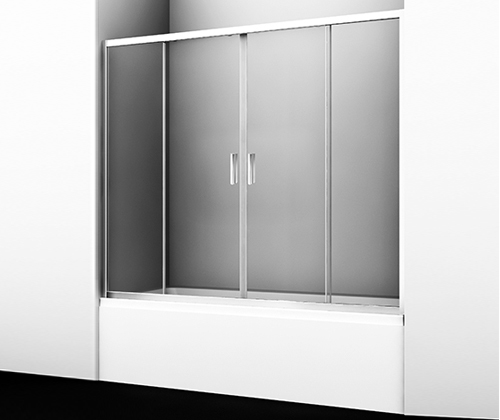 Шторка на ванну WasserKRAFT Lippe 45S02-170 1700*1500 мм (хром/прозрачное)