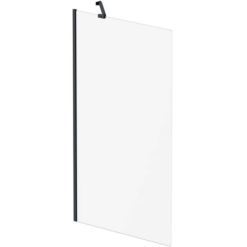 Шторка на ванну AM.PM Gem W90BS-080-140BT 800*1400 мм (черный/прозрачное)