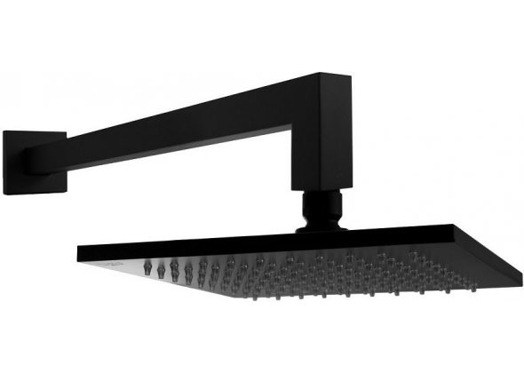 Верхний душ Paffoni Syncro King ZSOF078NO 300*300 мм (черный матовый)