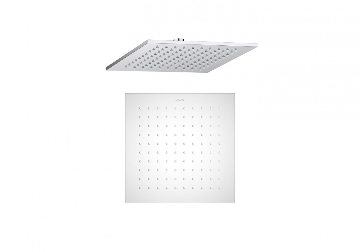 Верхний душ Aquatek AQ2076CR 250*250 мм (хром)