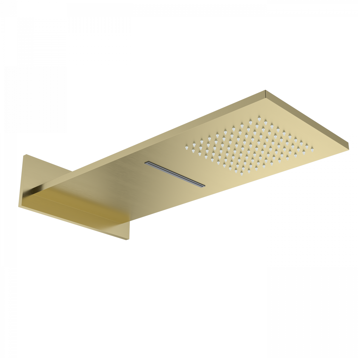 Верхний душ Wonzon & Woghand WW-HS101-BG 552*230 мм (брашированное золото)