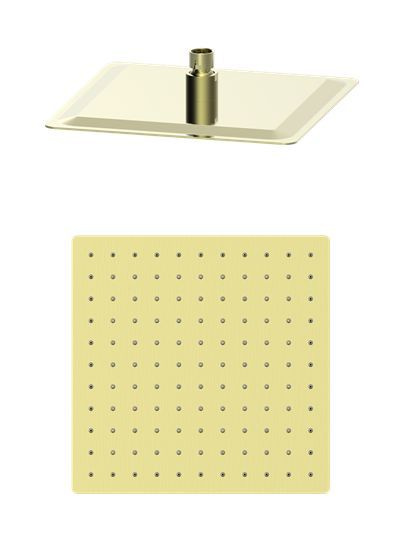 Верхний душ Wonzon & Woghand WW-88DP02-BG 300*300 мм (брашированное золото)