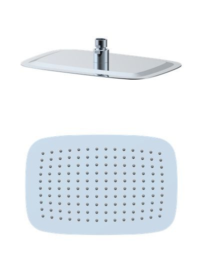 Верхний душ Wonzon & Woghand WW-88DP03-CR 300*200 мм (хром)