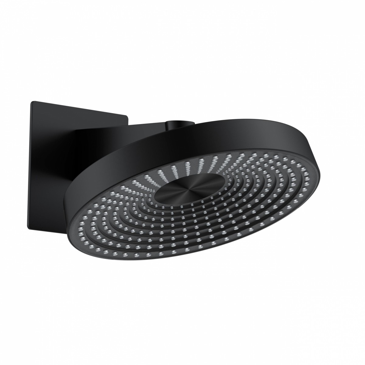 Верхний душ Wonzon & Woghand WW-HS099-MB 300*300 мм (чёрный матовый)