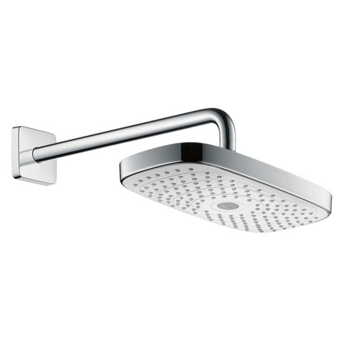 Верхний душ Hansgrohe Raindance Select E300 2jet  27385400 300*160 мм (хром/белый)
