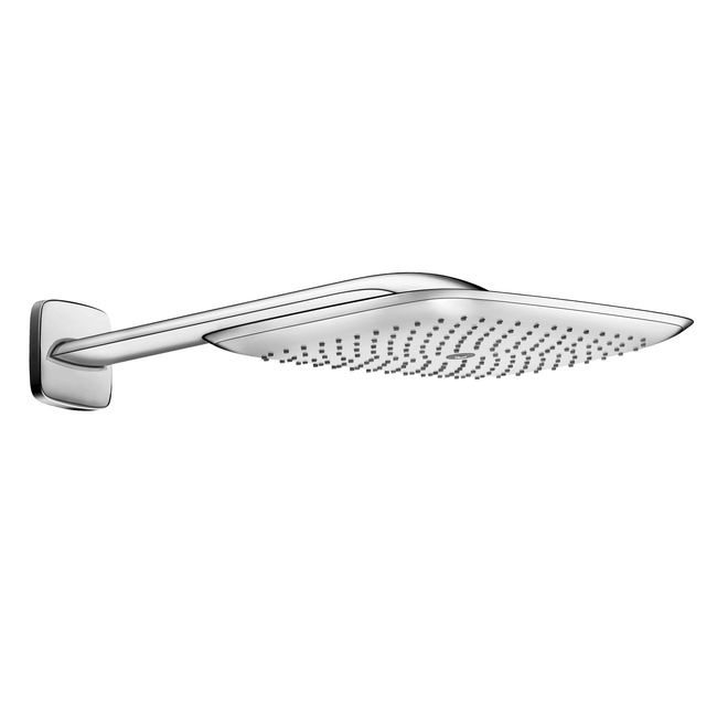 Верхний душ Hansgrohe PuraVida белый/хром 27437400 390*260 мм (хром/белый)