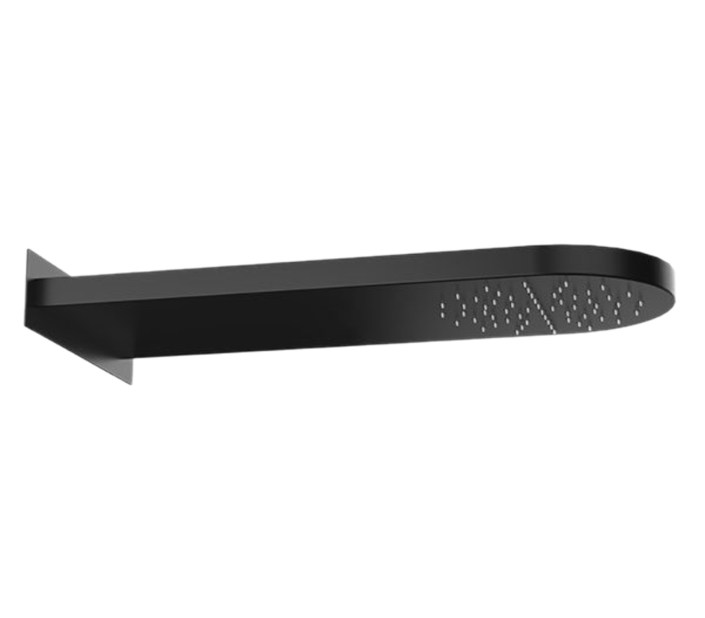 Верхний душ Remer 350MMNOX 240*500 мм (чёрный матовый)