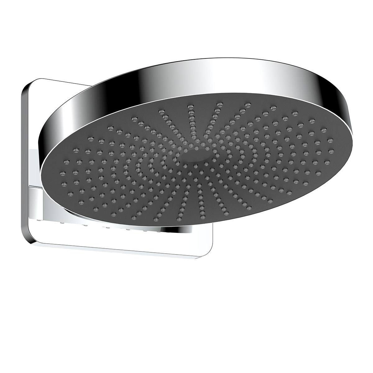 Верхний душ с держателем Vincea Inspire VSHD-3I1CCH 247*247 мм (хром)