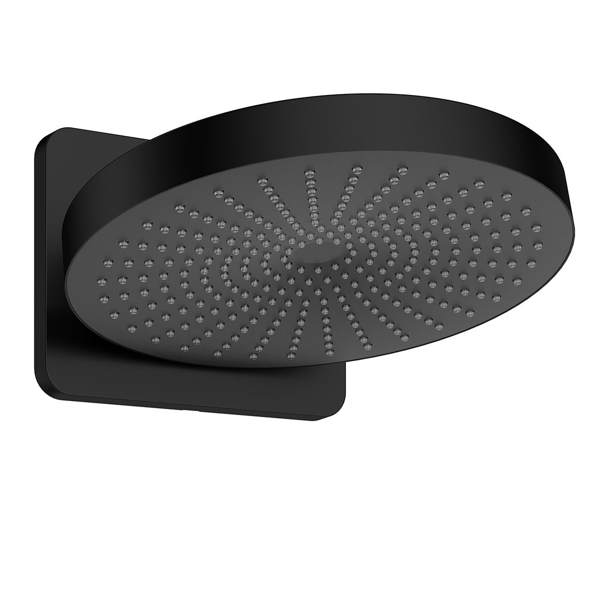 Верхний душ с держателем Vincea Inspire VSHD-3I1CMB 247*247 мм (черный матовый)